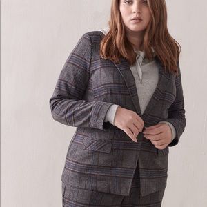 Plaid Blazer